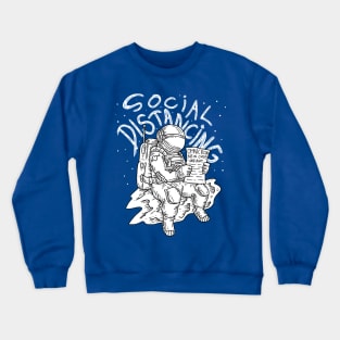 SOCIAL DISTANCING from the OMICRON Crewneck Sweatshirt